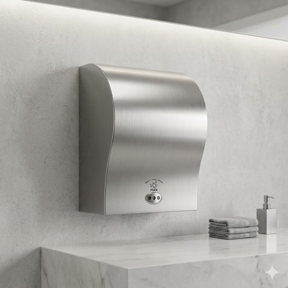 Krom Otomatik Havlu Dispenseri 21 Cm