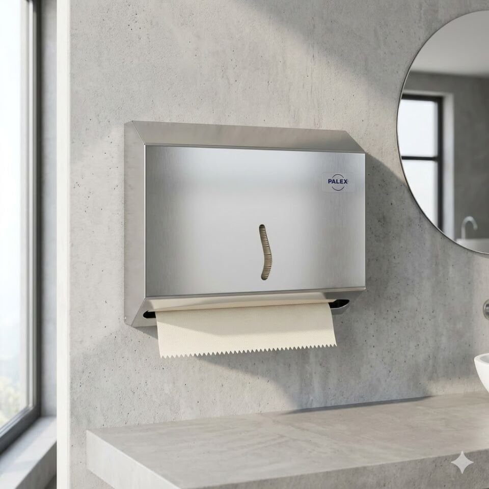 Krom Z Katlama Kağıt Havlu Dispenseri 200’Lü