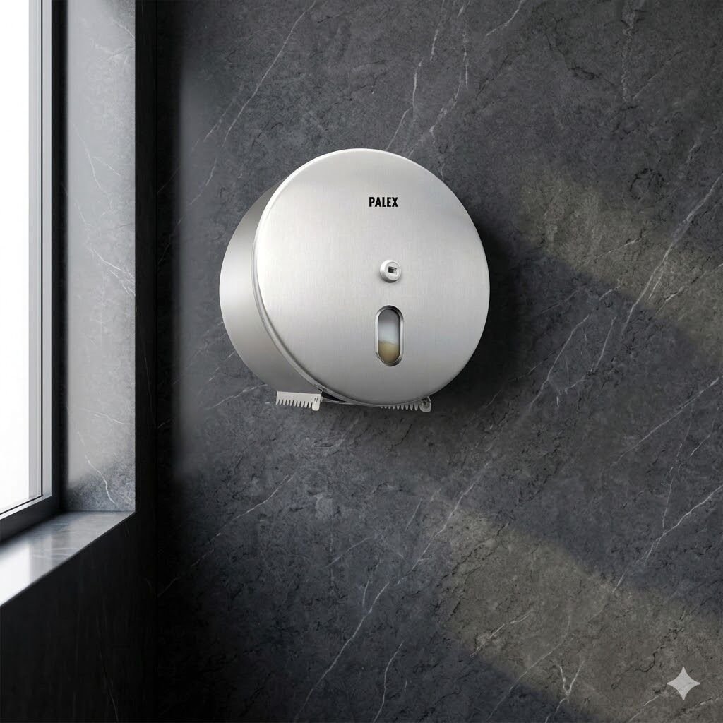 Krom Jumbo Wc Kağıt Dispenseri