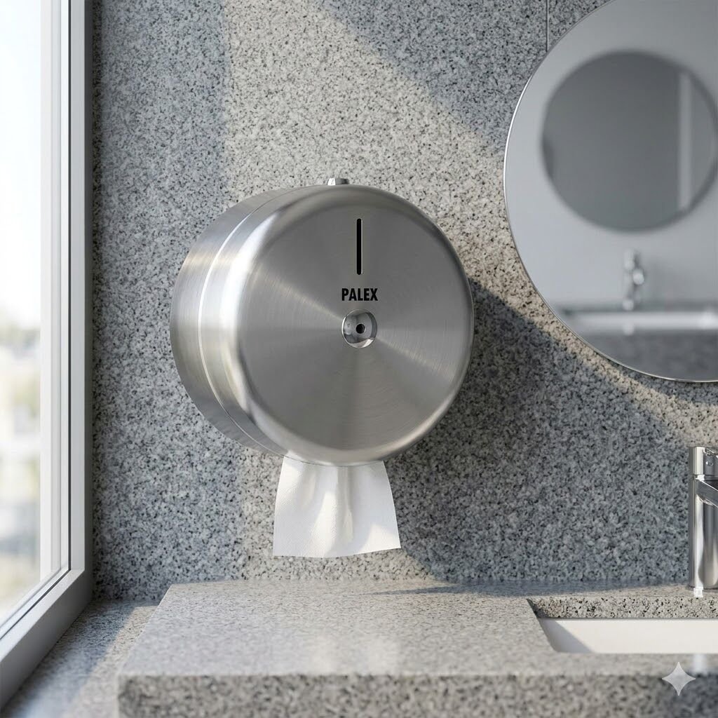 Krom Mini Pratik Tuvalet Kağıdı Dispenseri