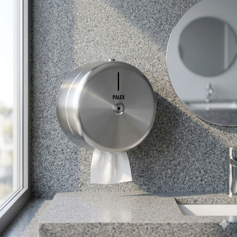 Krom Mini Pratik Tuvalet Kağıdı Dispenseri