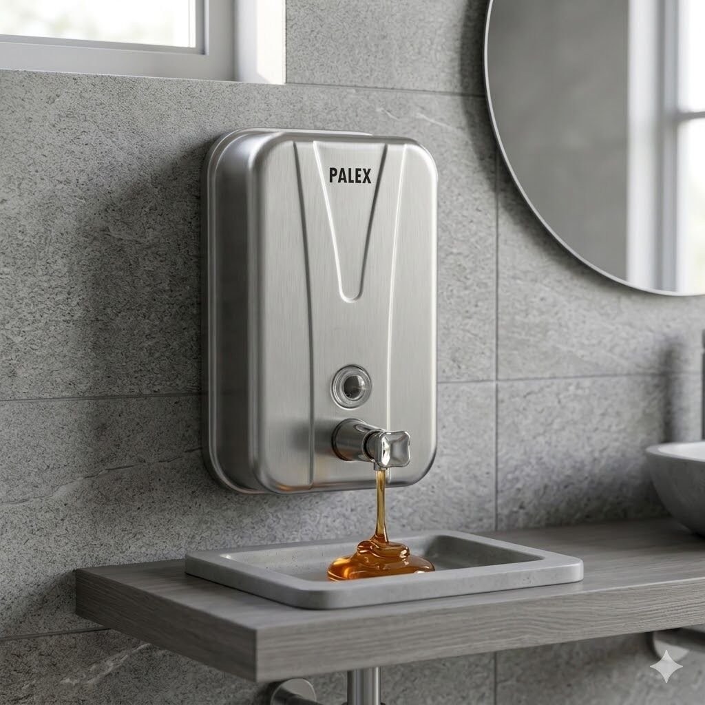 Krom Sıvı Sabun Dispenseri 500 Cc