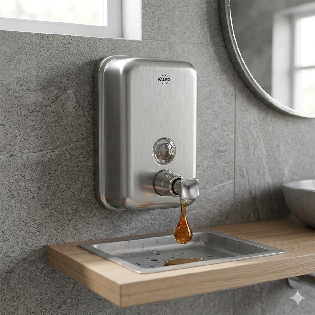 Krom Sıvı Sabun Dispenseri 1000 Cc