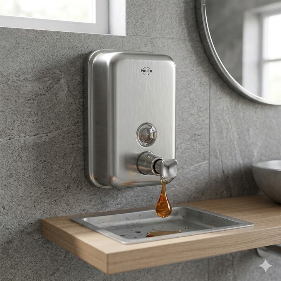 Krom Sıvı Sabun Dispenseri 1000 Cc