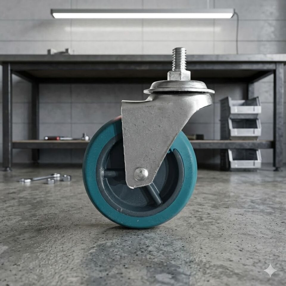 Vidalı Teker (Yakamoz / Çapraz Arabalar İçin) Ø 100 Mm