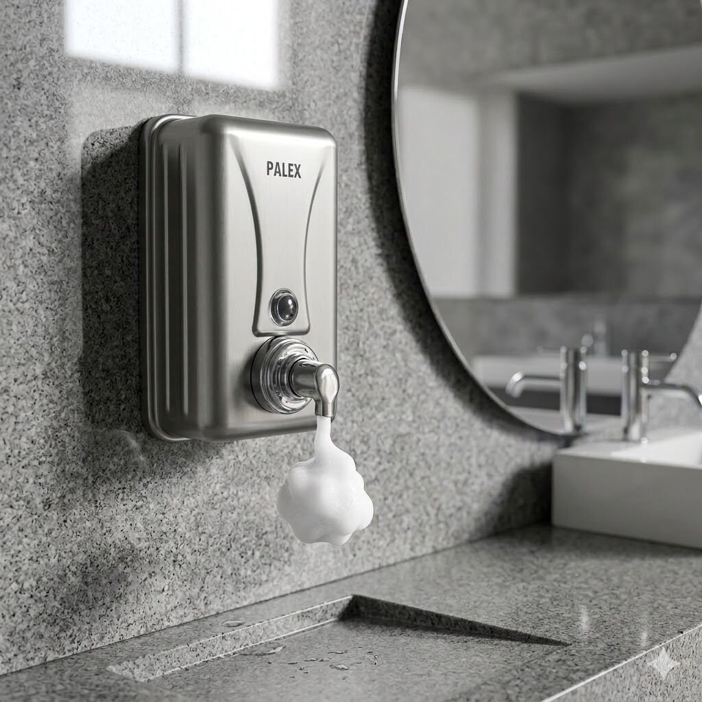 Krom Köpük Sabun Dispenseri 1000 Cc