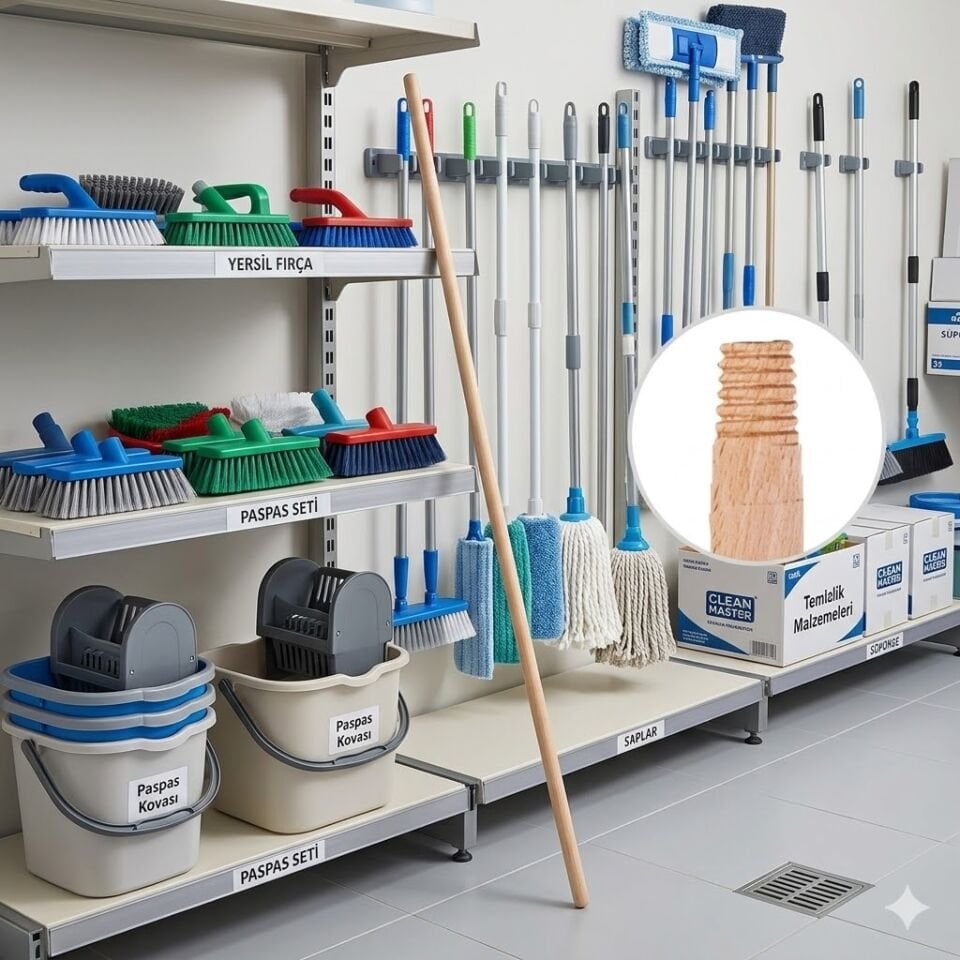 Ahşap Uzun Sap 150 cm