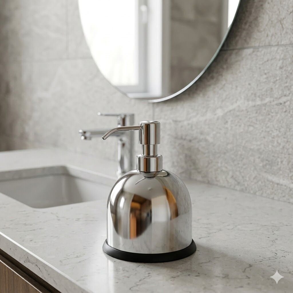 Krom Küre Sıvı Sabunluk (275 Cc)