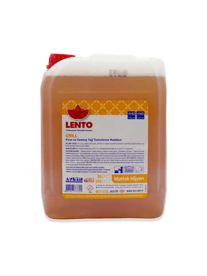 Lento Grill Fırın Ve Yanmış Yağları Temizleme Maddesi 5 Kg