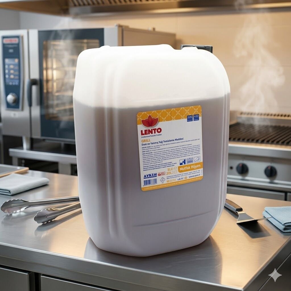 Lento Grill Fırın, Grill Ve Yanmış Yağları Temizleme Maddesi 20 Kg