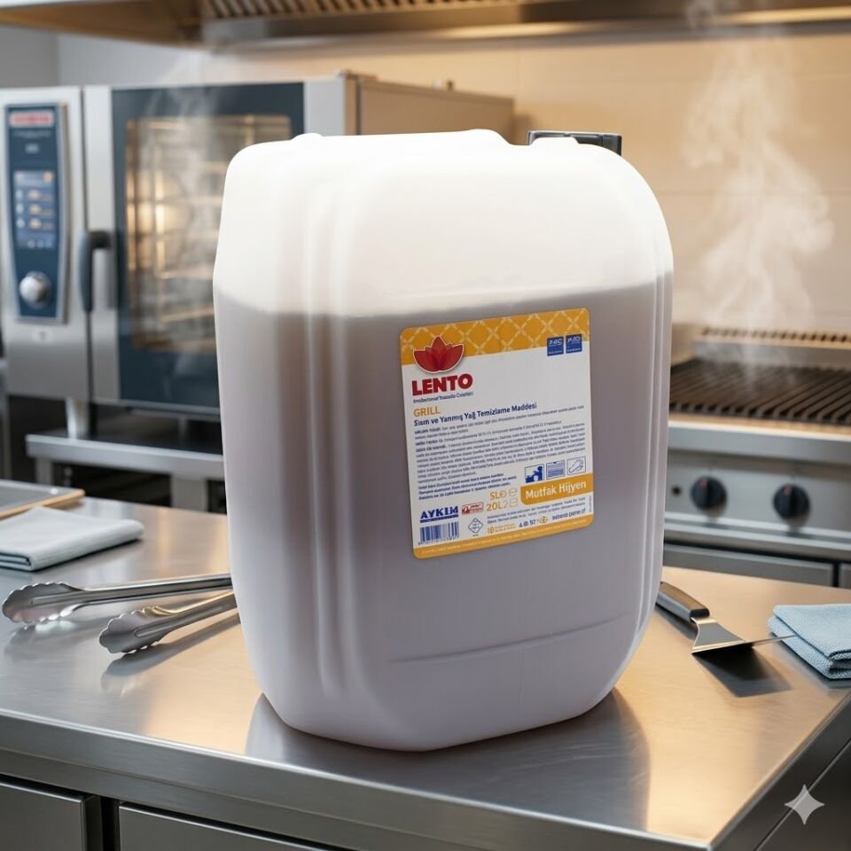 Lento Grill Fırın, Grill Ve Yanmış Yağları Temizleme Maddesi 20 Kg
