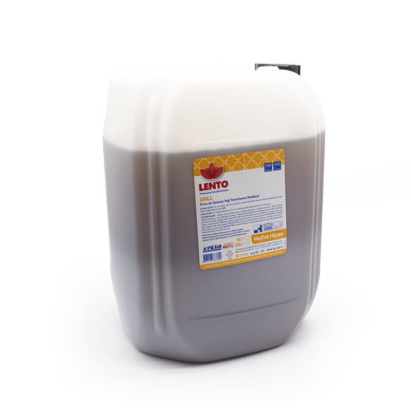LENTO GRİLL Fırın, Grill Ve Yanmış Yağları Temizleme Maddesi 20KG
