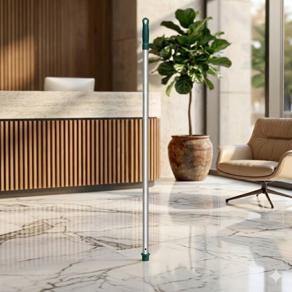 130 cm Vidalı Alüminyum Sap - 22 mm Eloksallı Ekonomik Sap