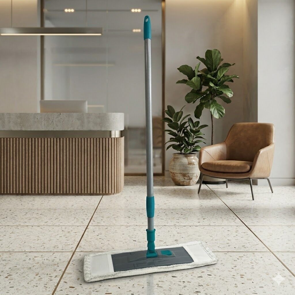 Jetsil 40 Cm Mop Takımı - Teleskopik Saplı Alüminyum Gövdeli