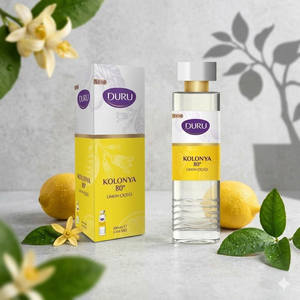 Duru Kolonya Cam Şişe 200 ml