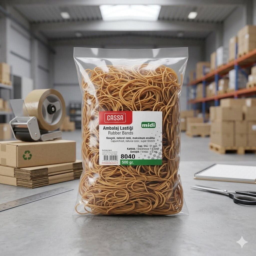 Cassa 8040 Ambalaj Lastiği 500 Gr Midi