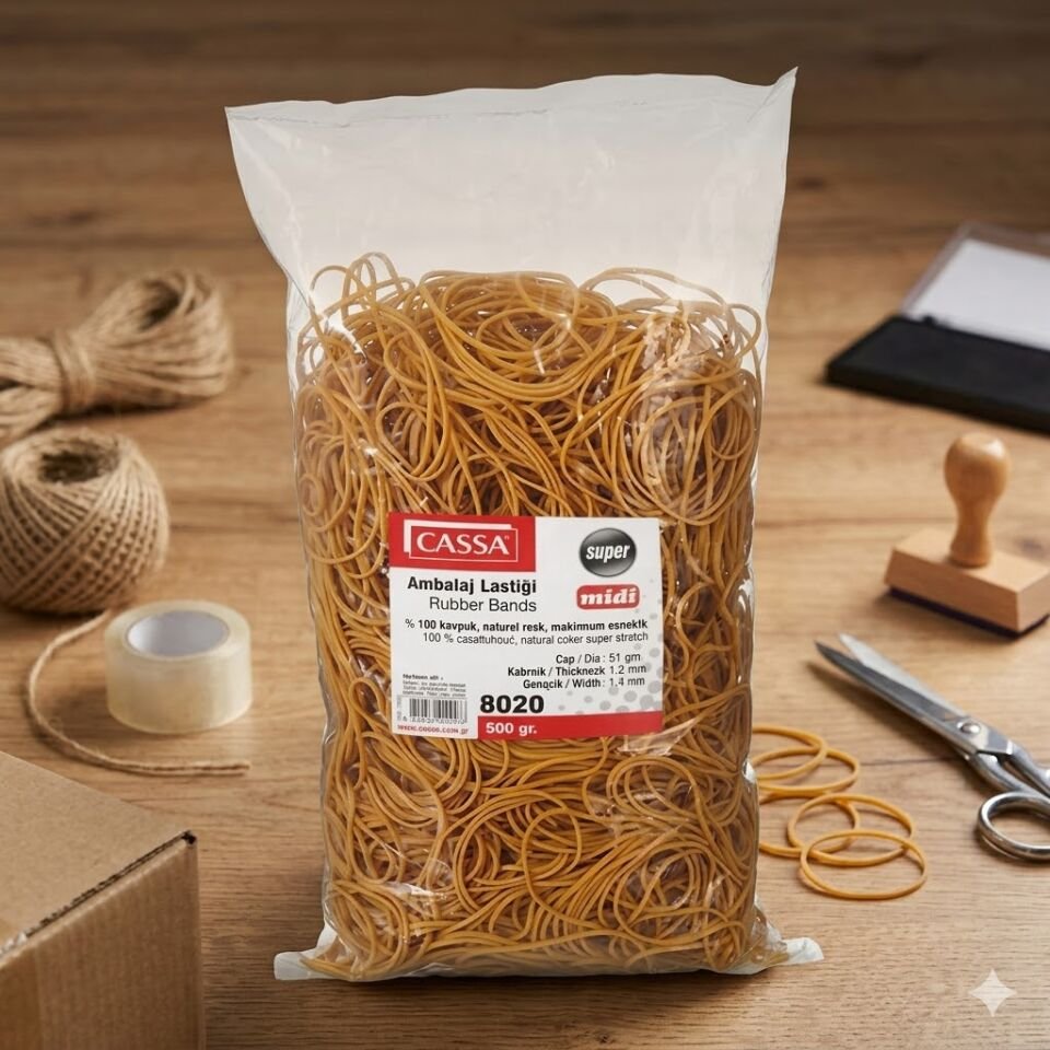 Cassa 8020 Ambalaj Lastiği 500 Gr Midi