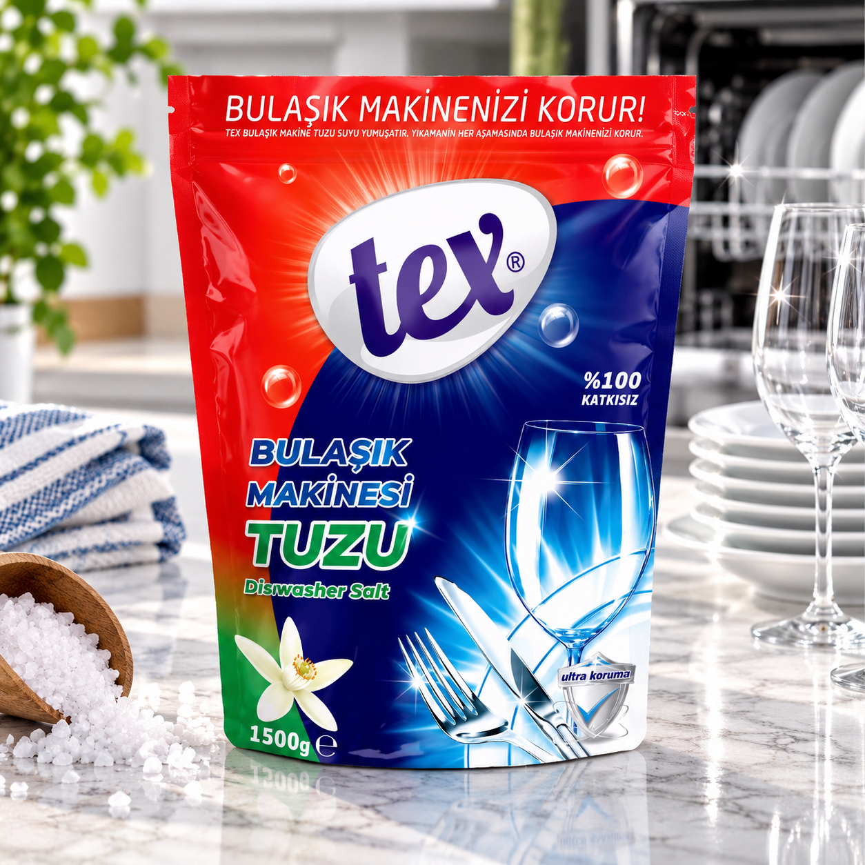 Tex Bulaşık Makina Tuzu 1500 Gr