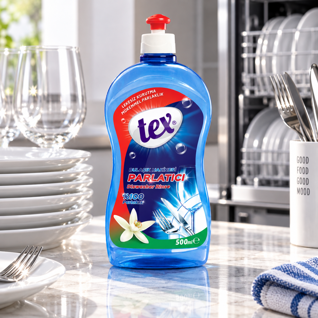 Tex Bulaşık Makina Parlatıcı 500 ml