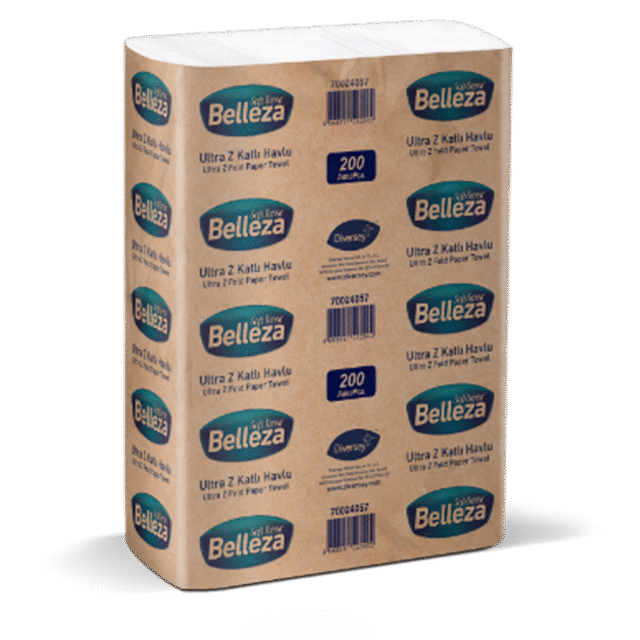 Belleza Ultra Z Katlı Havlu 2 Katlı 20 Rulo ( 7,95 Kg 200 Yaprak 23*24 Cm )