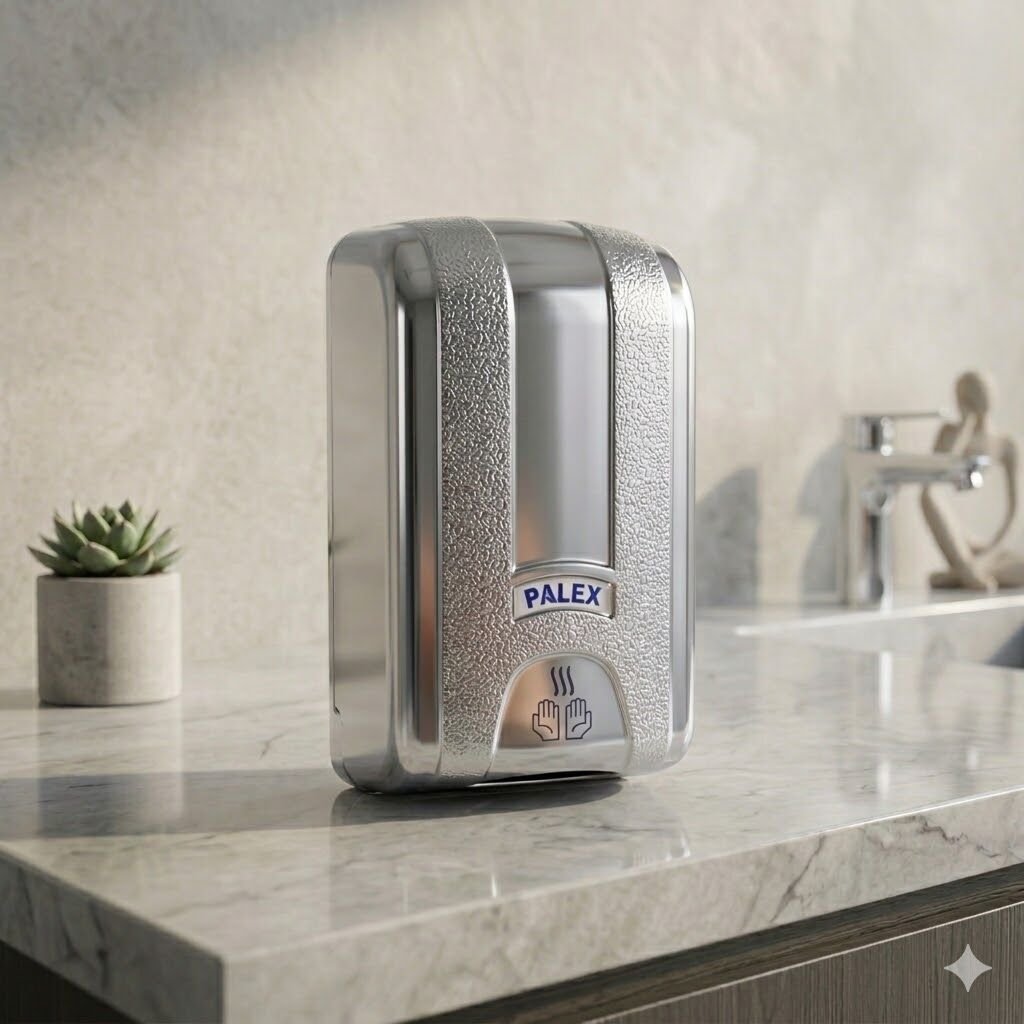 Kartuşlu Sensörlü Dezenfektan Dispenseri Krom Kaplama