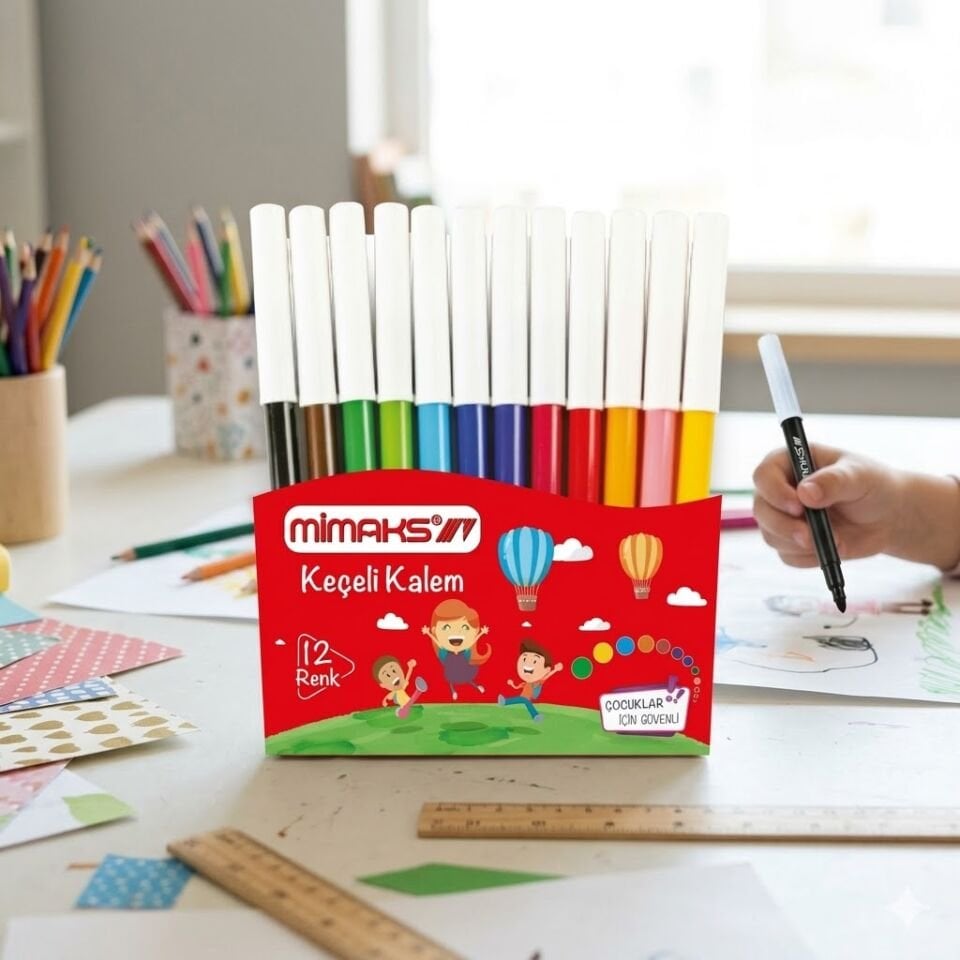 Mimaks Keçeli Kalem 12 li
