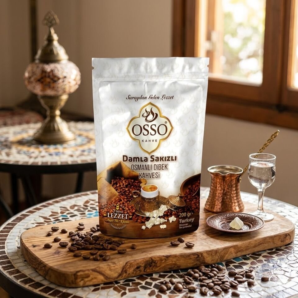 Osso Damla Sakızlı Osmanlı Dibek Kahvesi 200 gr