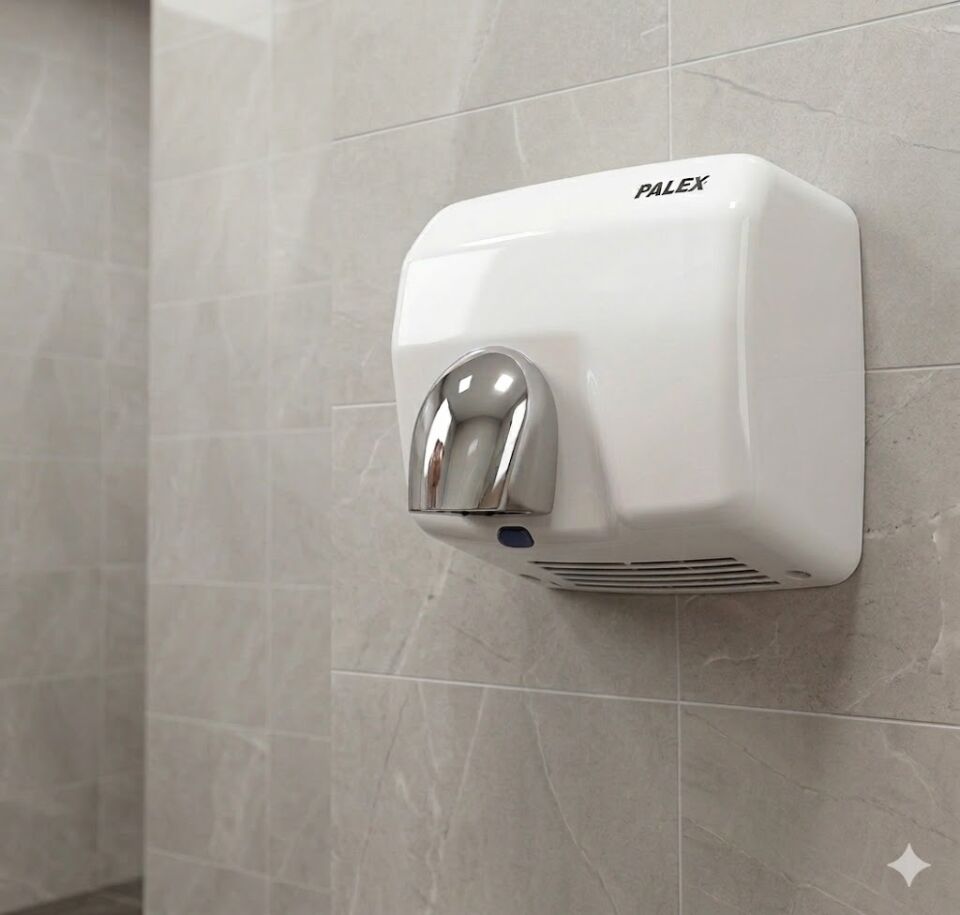 Hijenik El & Yüz Kurutma Makinesi 2500W Beyaz Çelik