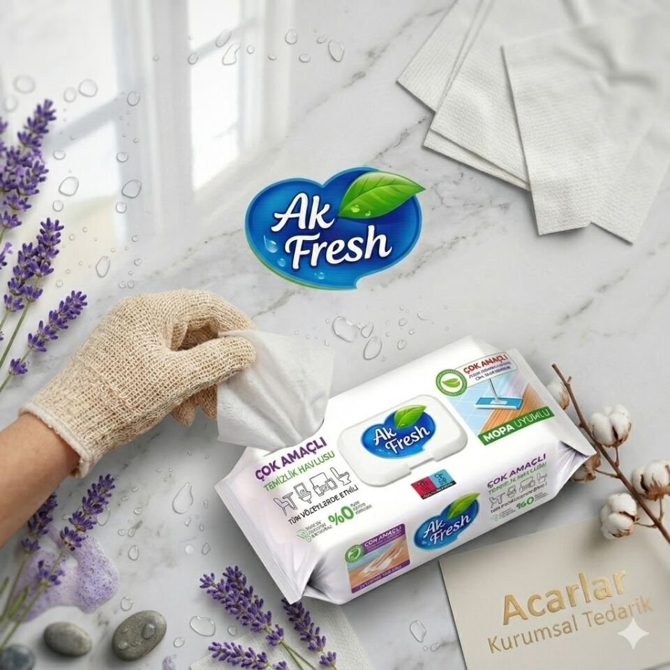Akfresh Mop Yüzey Havlusu 50 Li