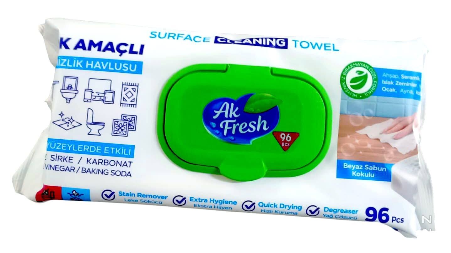 Akfresh Yüzey Havlu 100 Lü