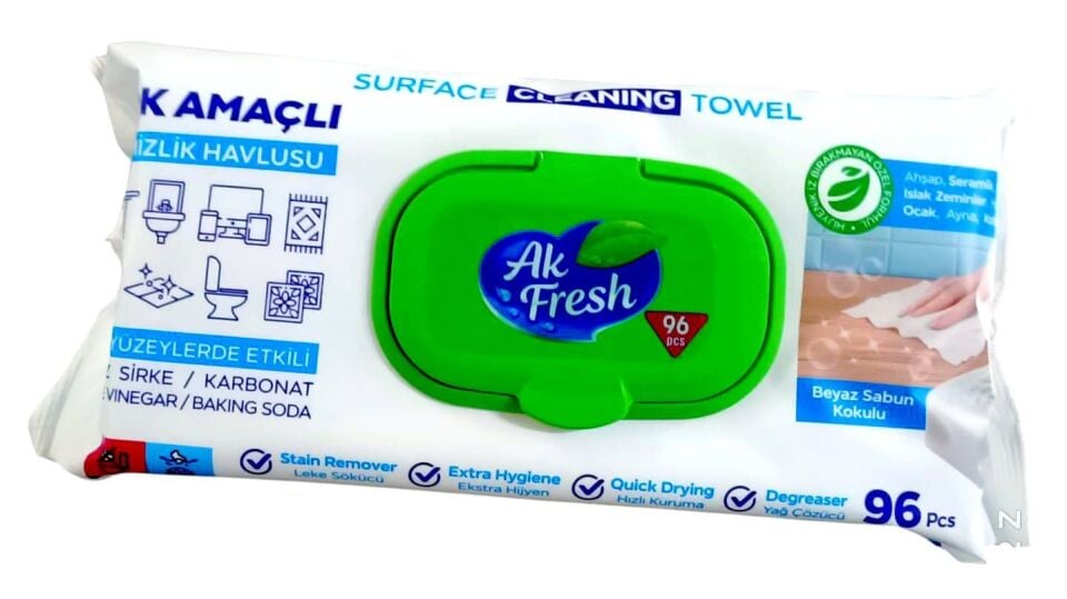 Akfresh Yüzey Havlu 100 Lü