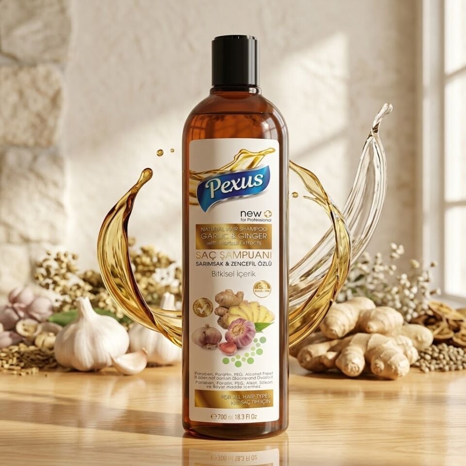 Pexus Şampuan Sarımsak ve Zencefil 700 Ml