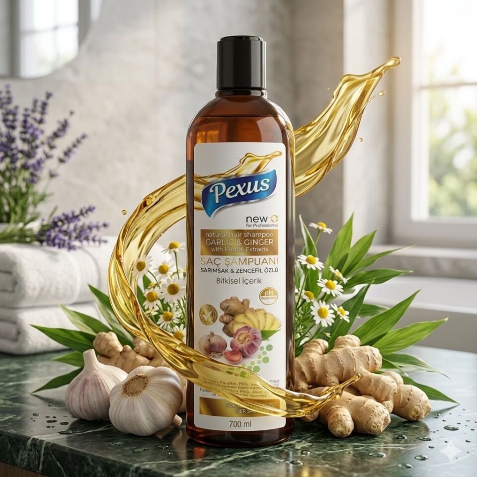 Pexus Şampuan Sarımsak ve Zencefil 700 Ml