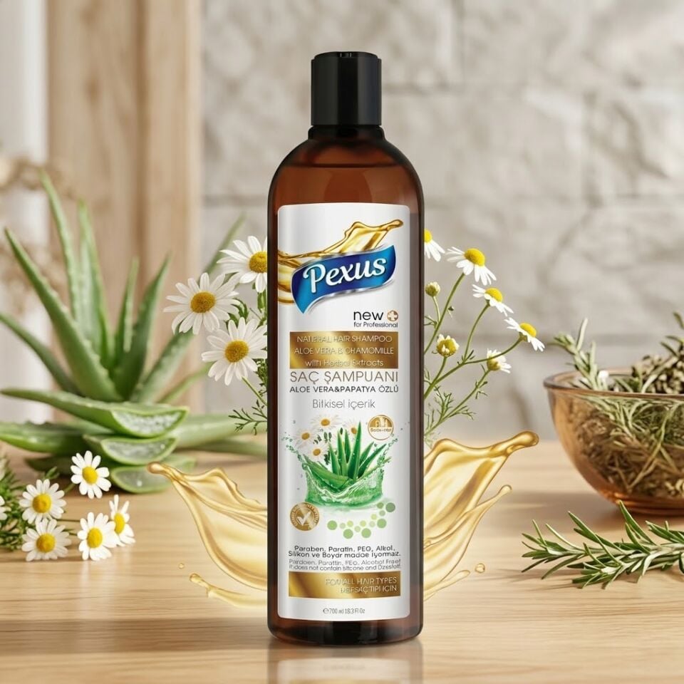 Pexus Şampuan Aloe Vera ve Papatya 700 Ml