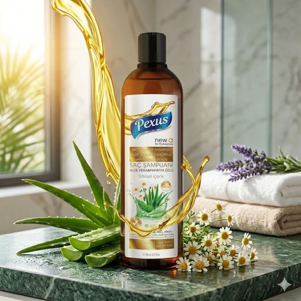 Pexus Şampuan Aloe Vera ve Papatya 700 Ml