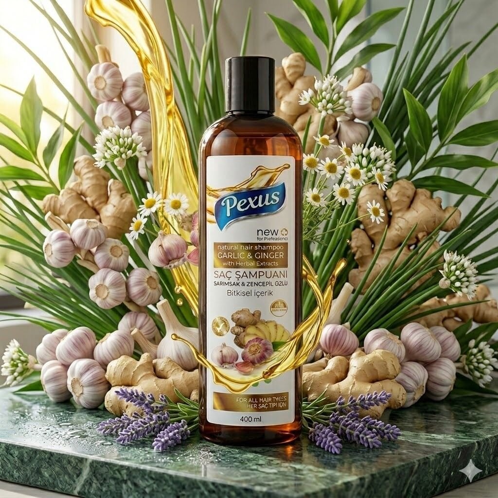 Pexus Şampuan Sarımsak ve Zencefil 400 Ml
