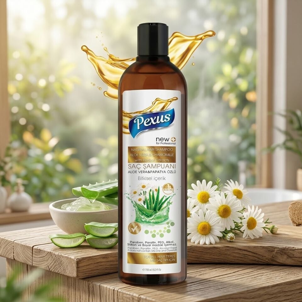 Pexus Şampuan Aloe Vera ve Papatya 400 Ml