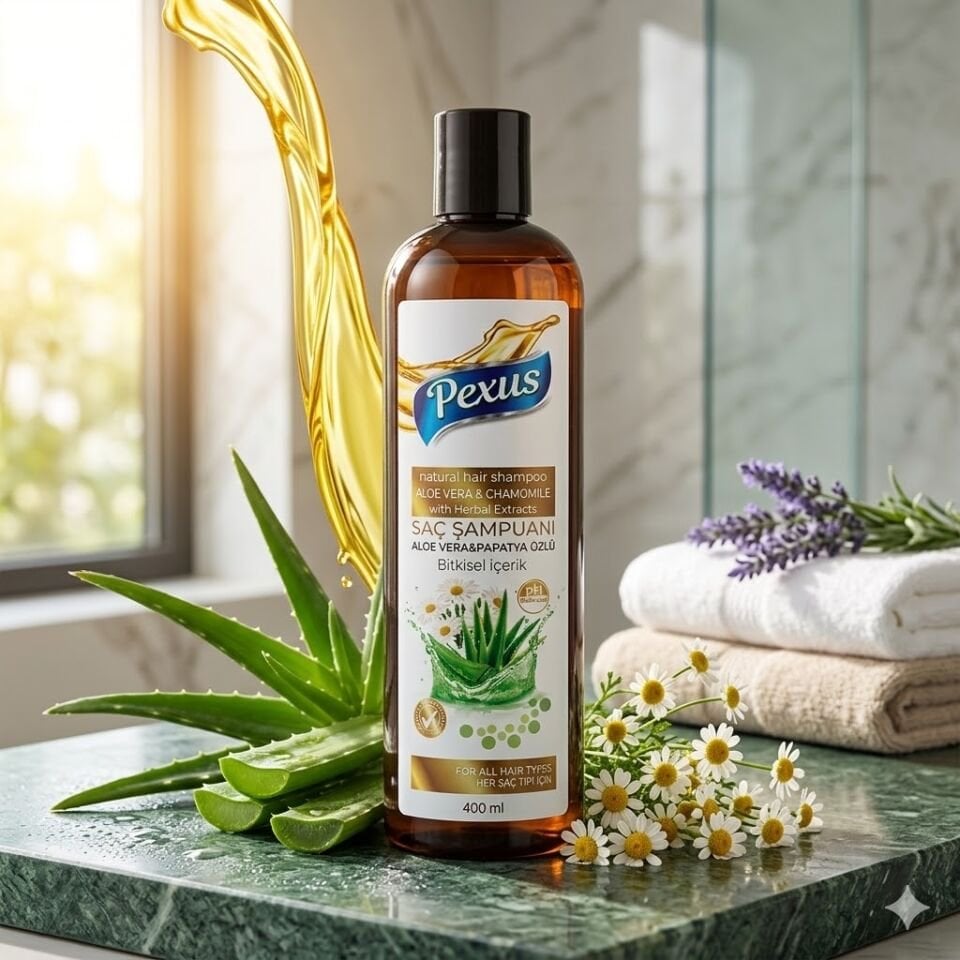 Pexus Şampuan Aloe Vera ve Papatya 400 Ml