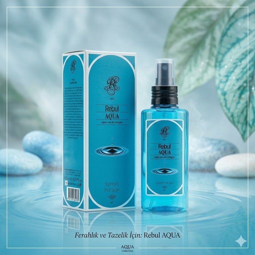 Rebul Kolonya Pet Aqua 125 ml