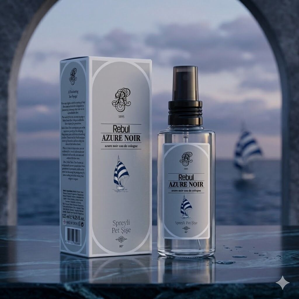 Rebul Kolonya Pet Azure Noir 125 ml