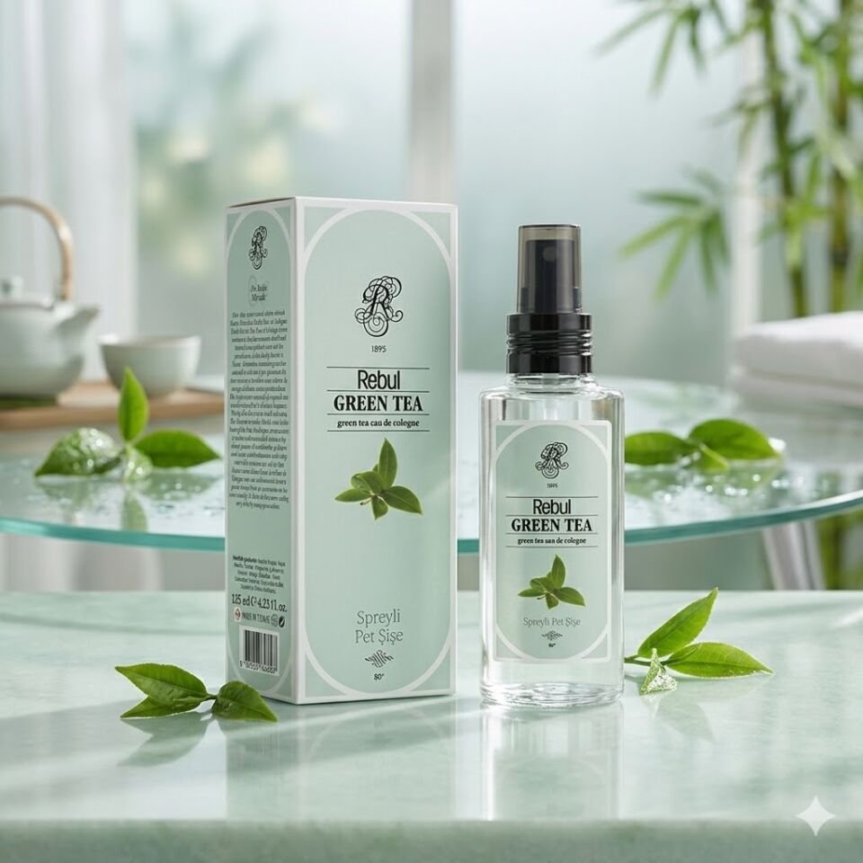 Rebul Kolonya Pet Green Tea 125 ml