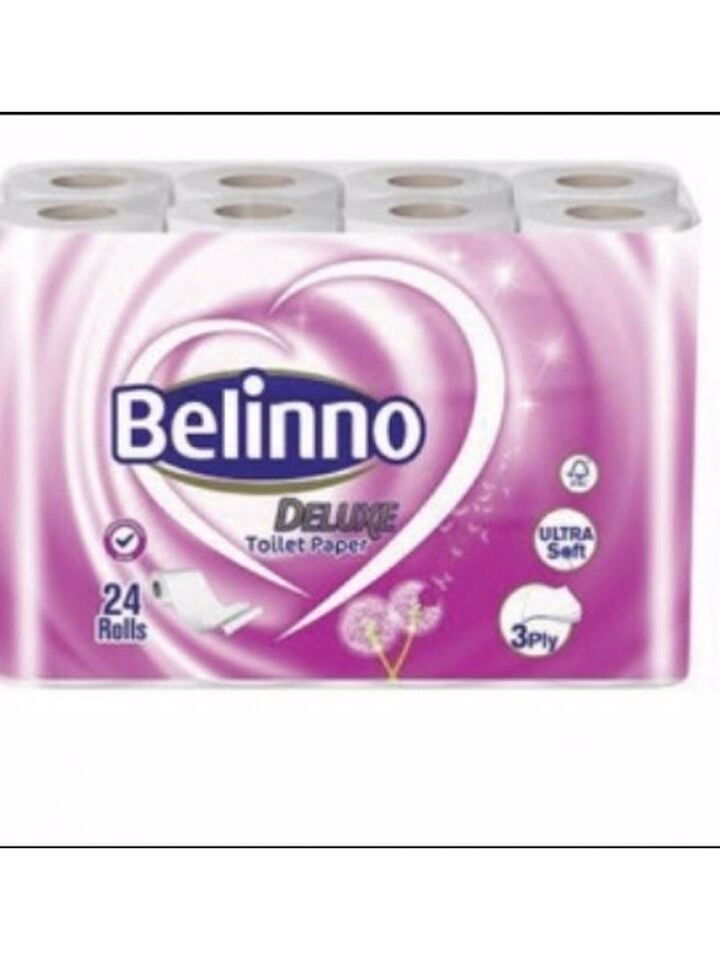 Belinno Tuvalet Kağıdı 72 Rulo 3 Kat 140 Yaprak