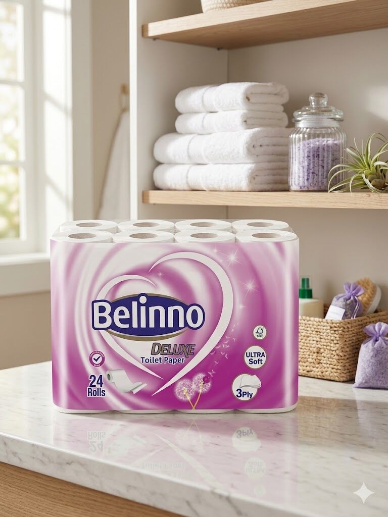 Belinno Tuvalet Kağıdı 72 Rulo 3 Kat 140 Yaprak