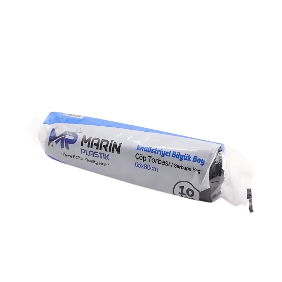 Marin Endüstriyel Büyük Boy Çöp Poşeti 65*80 Siyah