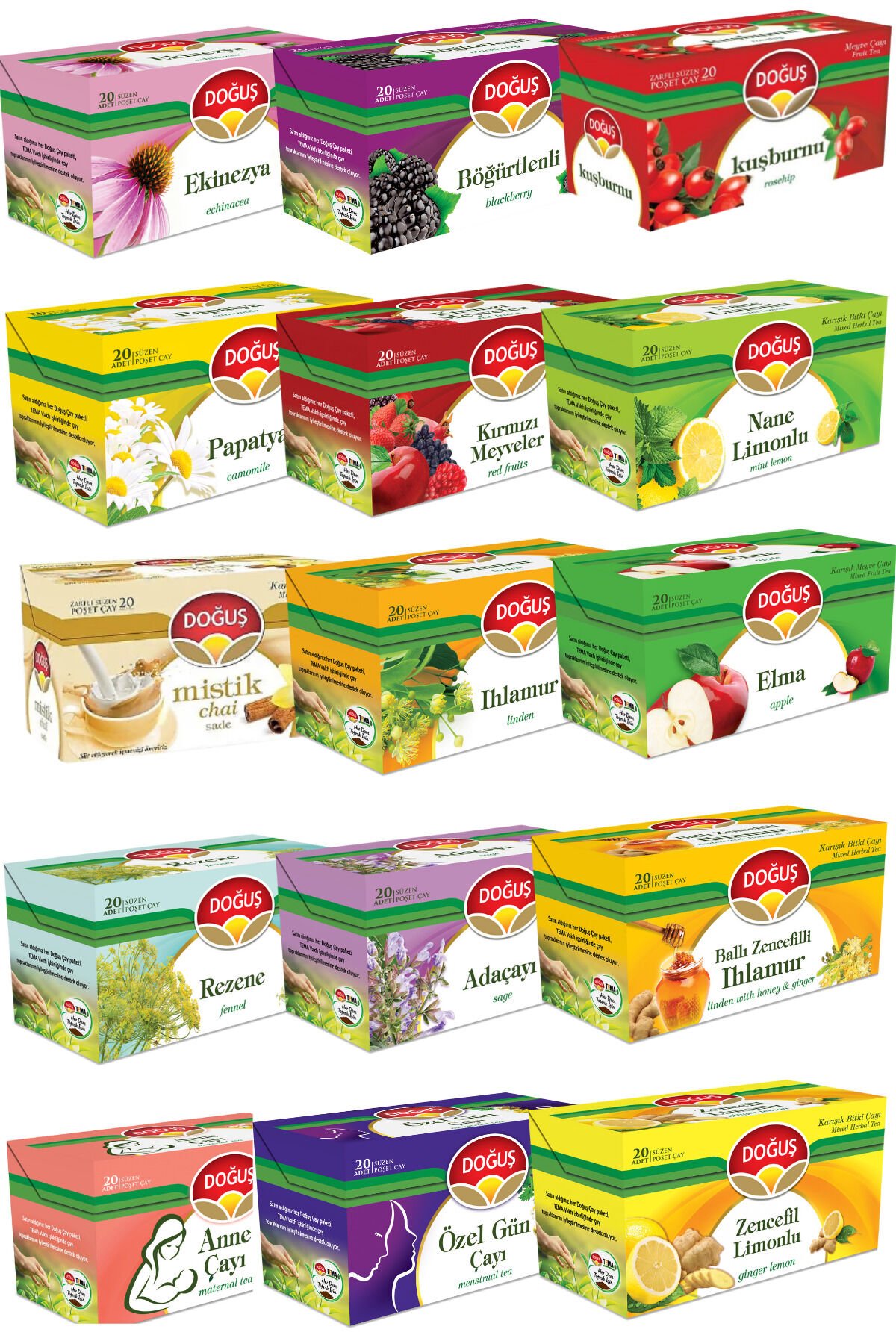 Doğuş Bitki Çayı Çeşitleri
