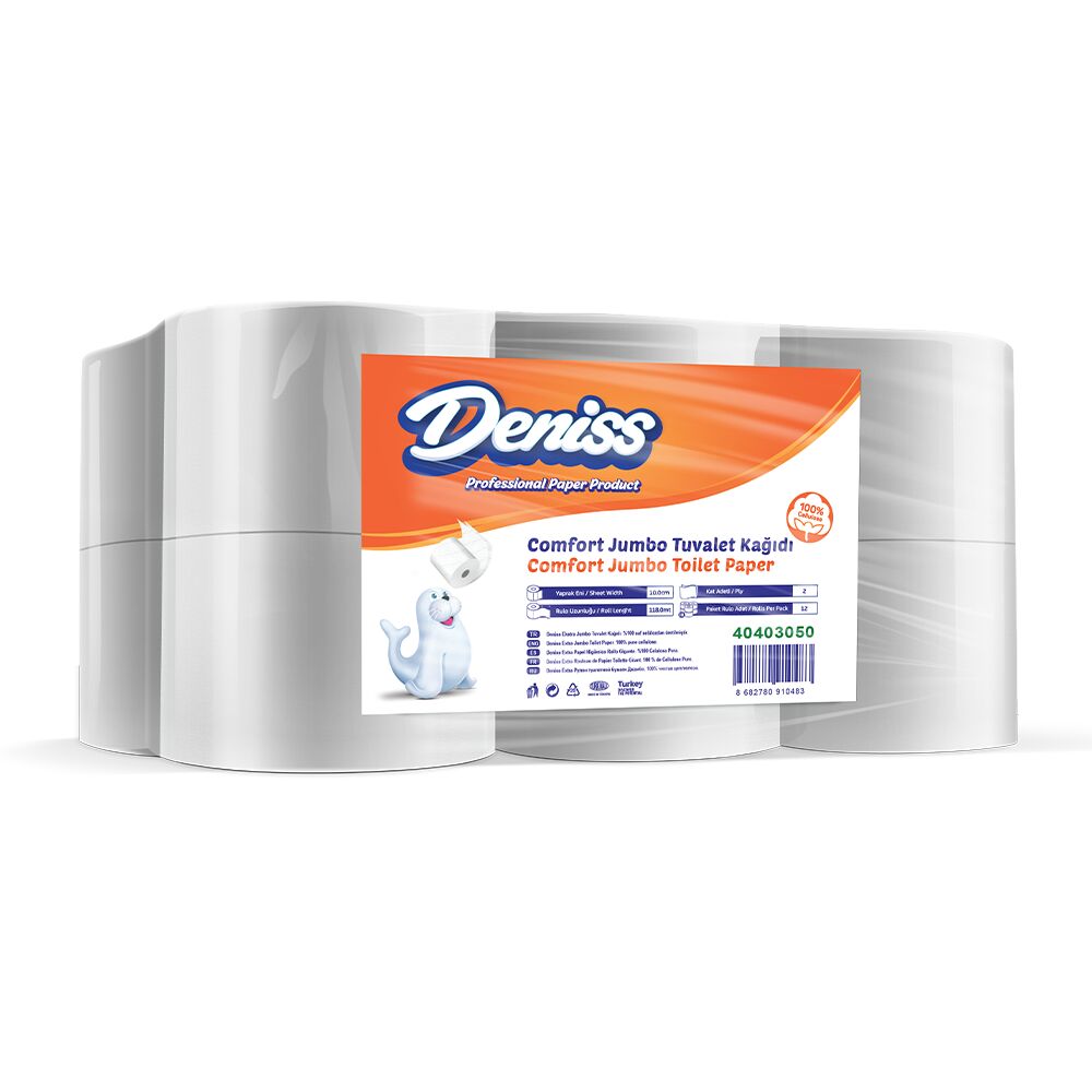 Deniss Comfort Jumbo Tuvalet Kağıdı