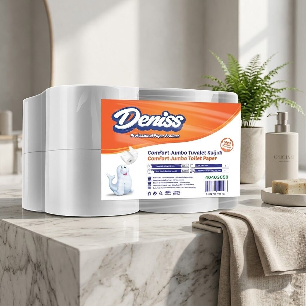 Deniss Comfort Jumbo Tuvalet Kağıdı