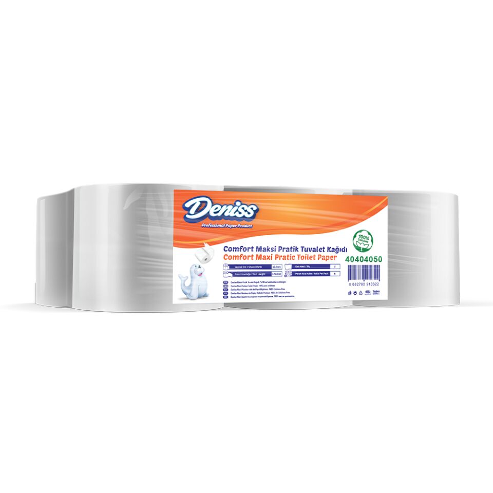 Deniss Comfort Maksi İçten Çekmeli Tuvalet Kağıdı