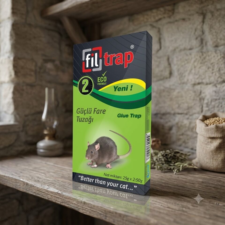 Filtrap Yapışkanlı Fare Tuzağı 2 Li