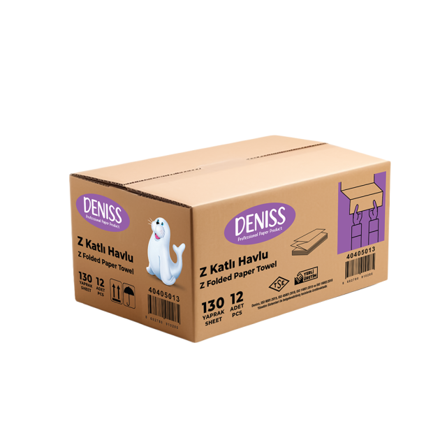 Deniss Z Katlama Havlu 130 Lu ( 130*12 )